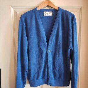 Vintage 1960s Carmel Blue Cardigan